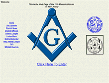 Tablet Screenshot of njfreemason.com